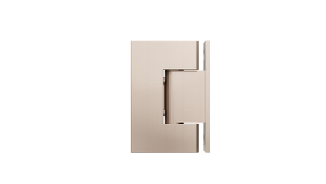Meir - Champagne Glass to Wall Shower Door Hinge