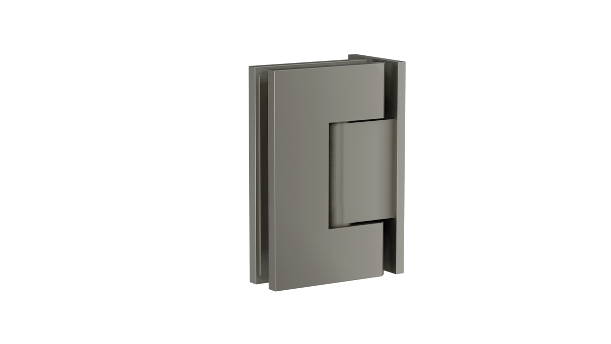 Meir - Shadow Gunmetal Glass to Wall Shower Door Hinge