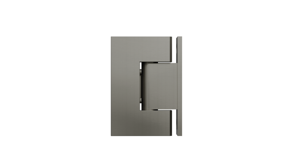 Meir - Shadow Gunmetal Glass to Wall Shower Door Hinge