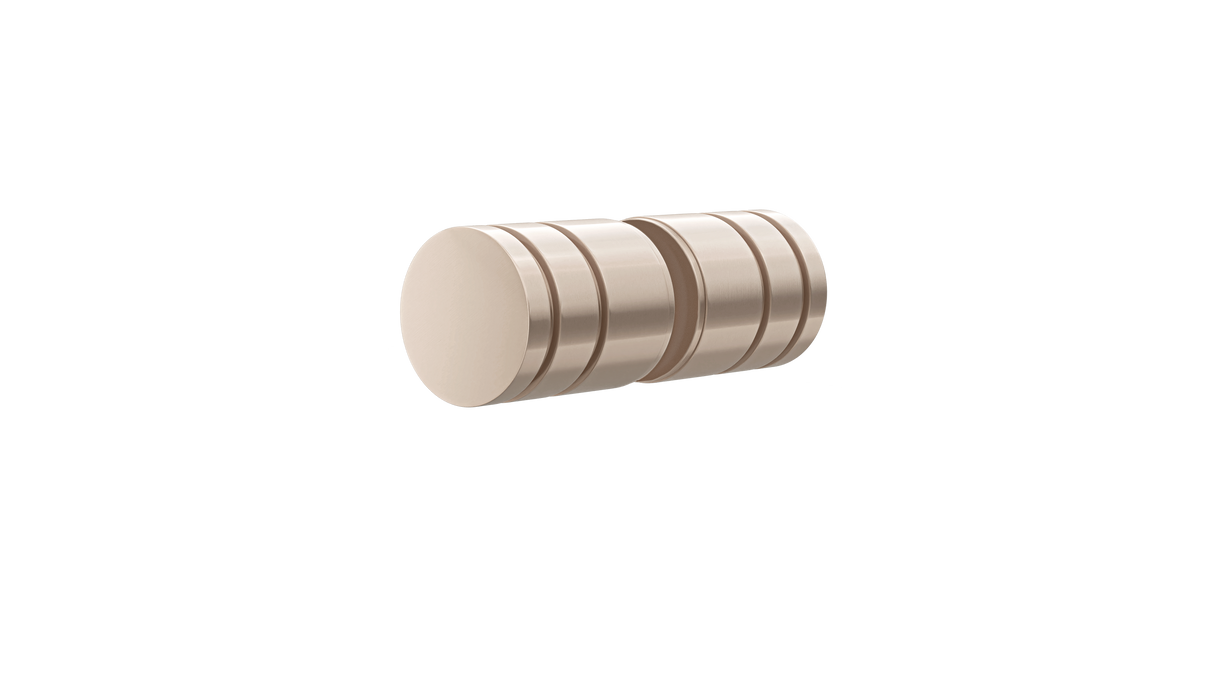 Round - Champagne Shower Door Handle