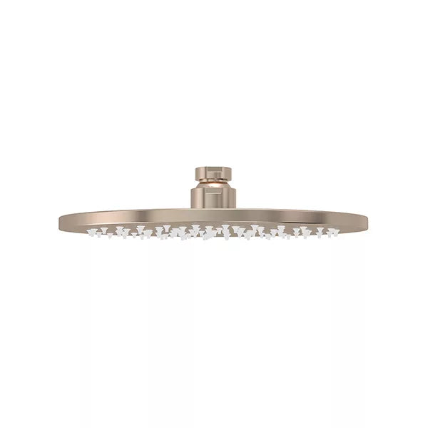 Round - Champagne 200mm Shower Head