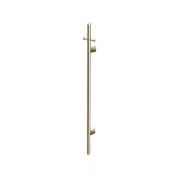 Round - Champagne Vertical Heated Towel Rail