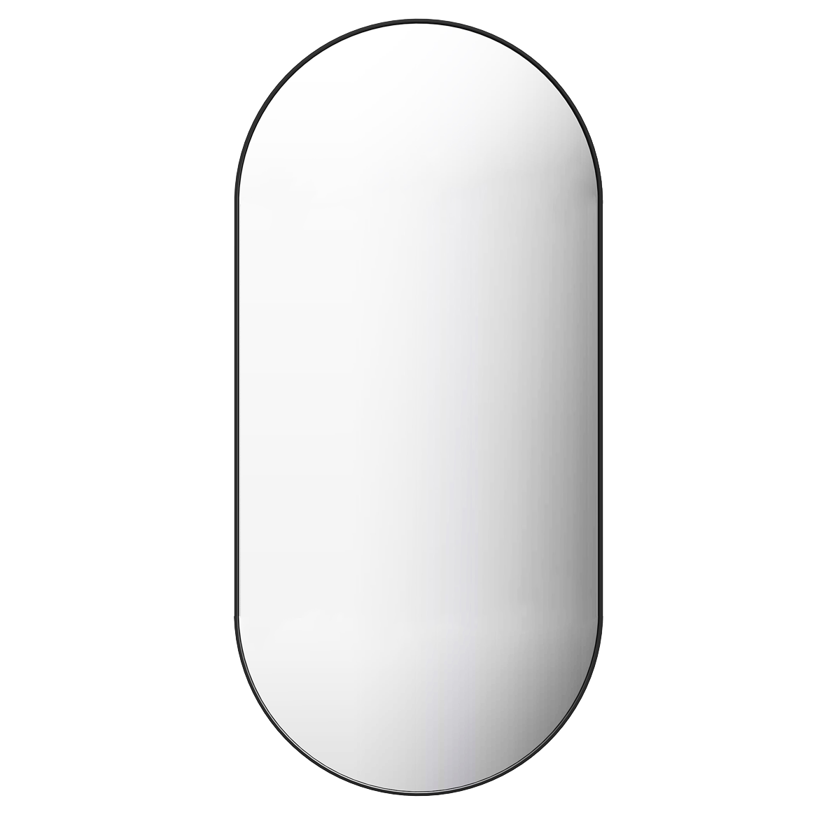 Bianca - Oval Framed Mirror 500x1000mm