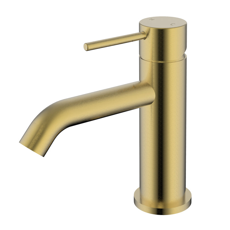 Mica - French Gold Basin Mixer