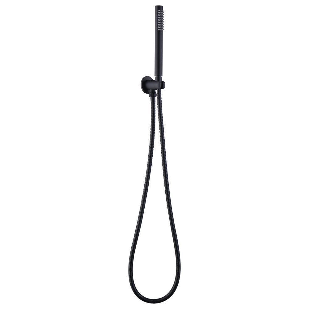 Mica - Matte Black Hand Shower on Tiltable Wall Bracket