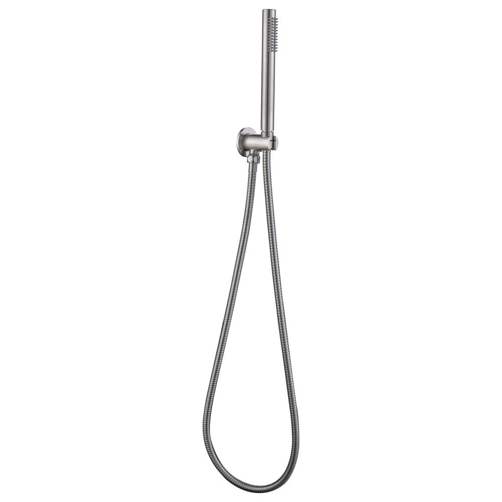 Mica - Brushed Nickel Hand Shower on Tiltable Wall Bracket