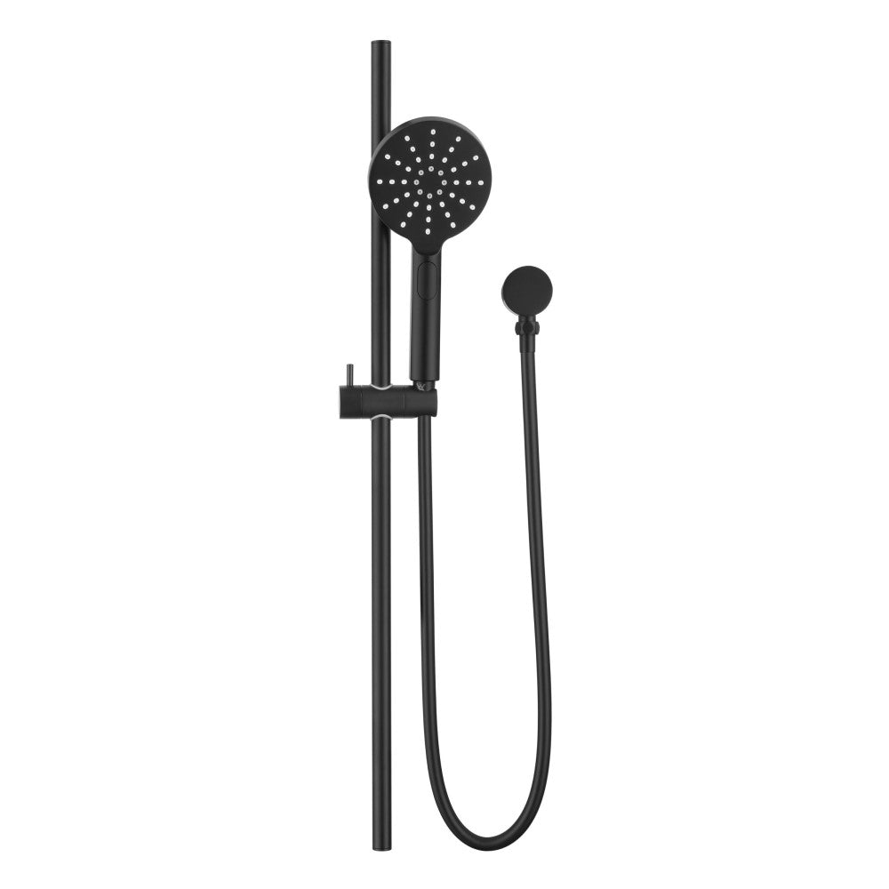 Mica - Matte Black Hand Shower on Sliding Rail