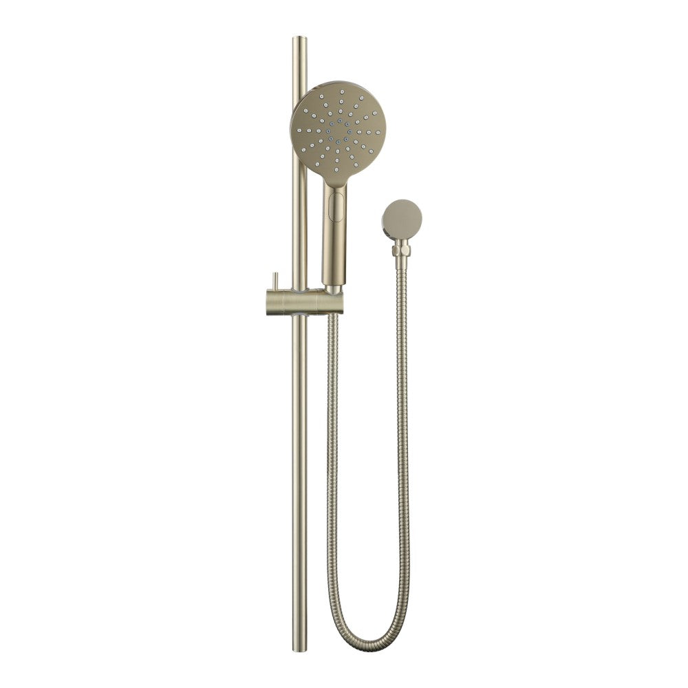 Mica - French Gold Hand Shower on Sliding Rail