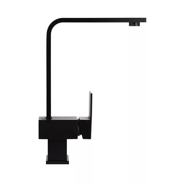 Square - Matte Black Kitchen Mixer