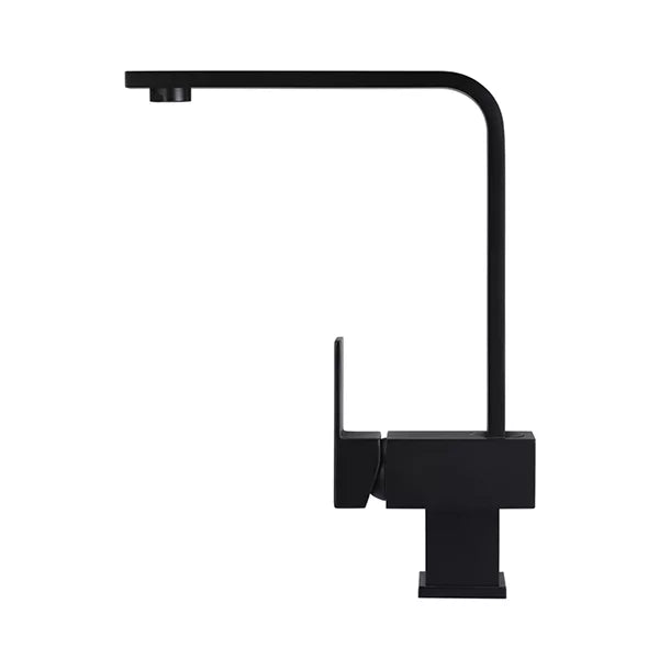 Square - Matte Black Kitchen Mixer