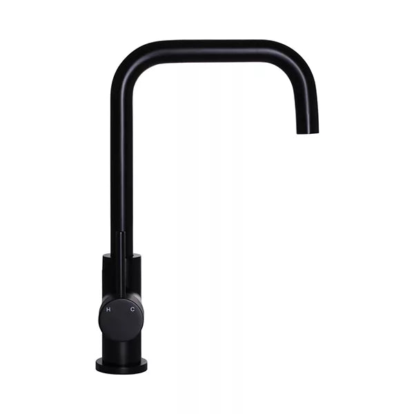 Round - Matte Black Kitchen Mixer