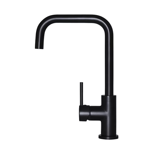 Round - Matte Black Kitchen Mixer