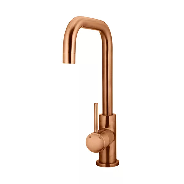 Round - Lustre Bronze Kitchen Mixer