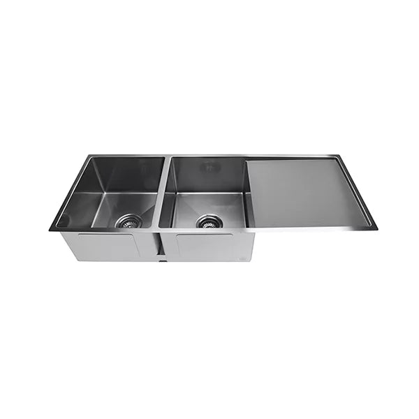 Lavello - Gunmetal Black Double Bowl & Drainboard
1160x440mm