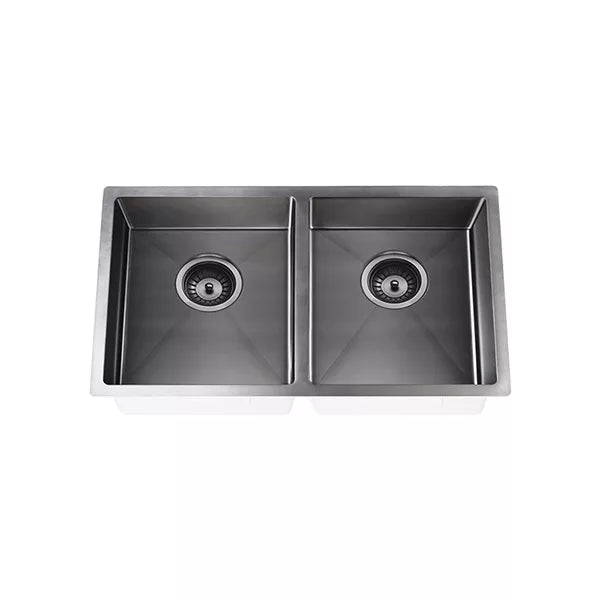 Lavello - Gunmetal Black Double Bowl
860x440mm