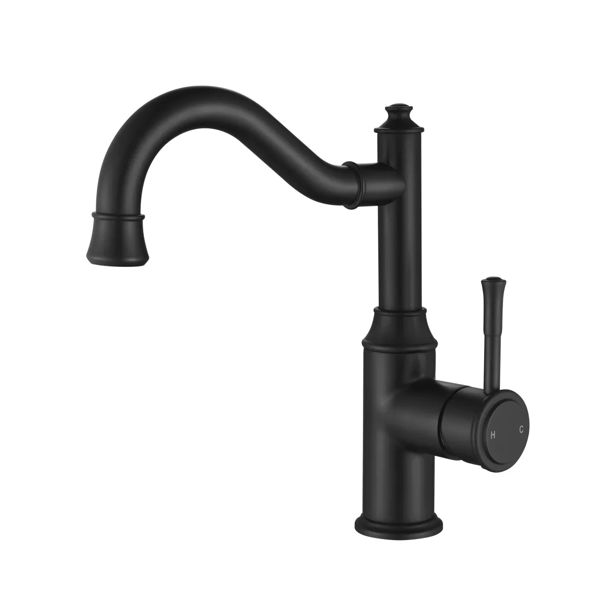 Montpellier - Matte Black Tall Basin Mixer