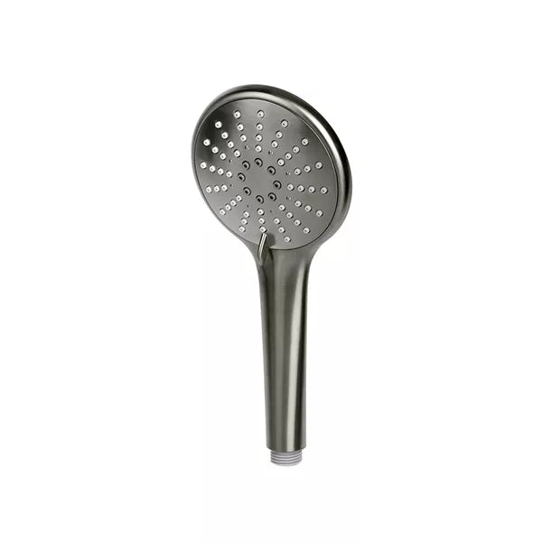 Round - Shadow Gunmetal Three-Function Hand Shower