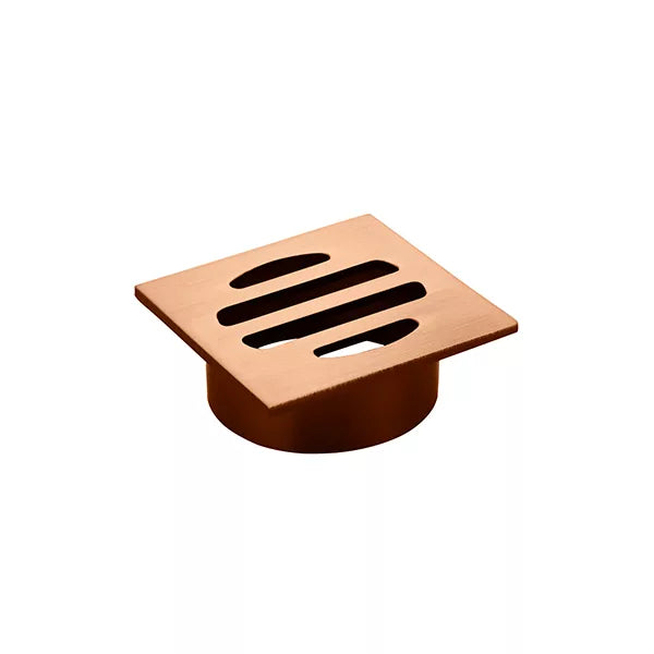 Square - Lustre Bronze Shower Drain w 50mm Outlet