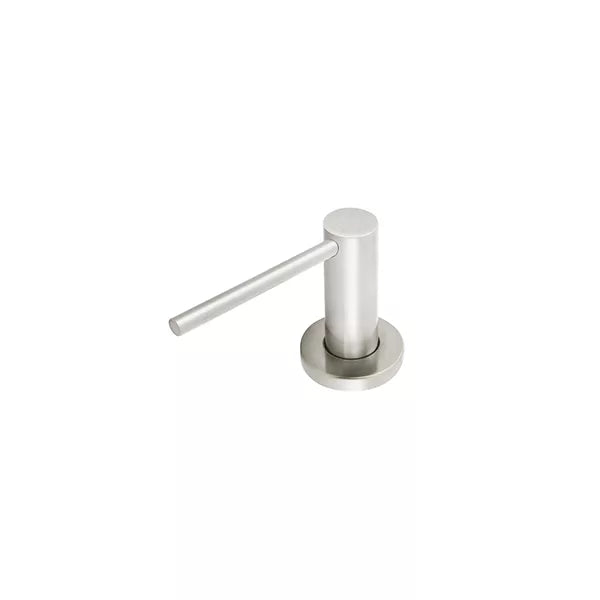 Round - Brushed Nickel Soap Dispenser