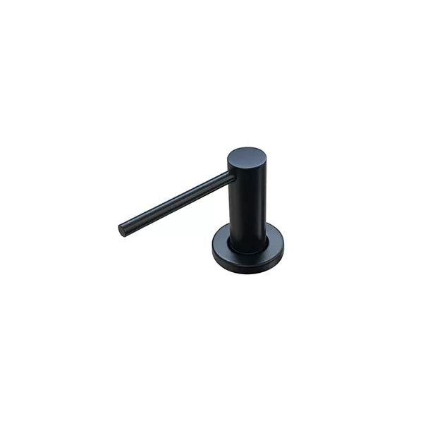 Round - Matte Black Soap Dispenser