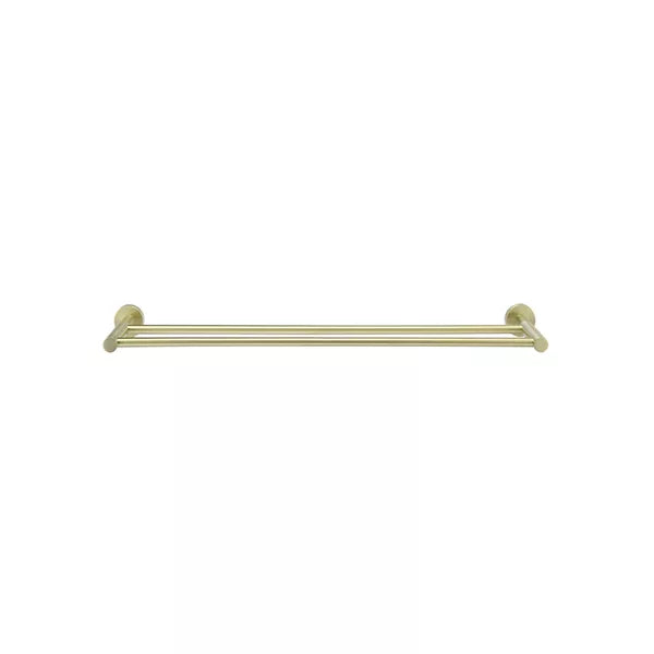 Round - Tiger Bronze 600mm Double Towel Rail