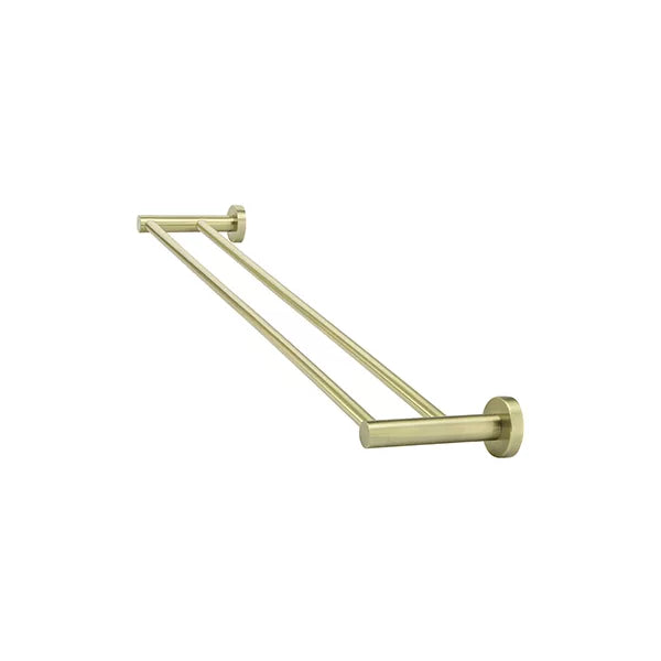 Round - Tiger Bronze 600mm Double Towel Rail