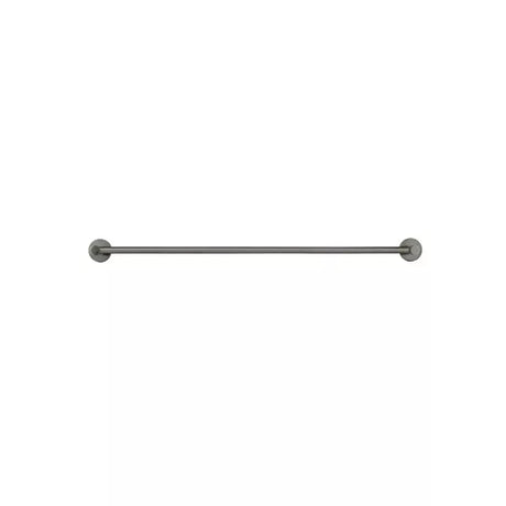 Round - Shadow Gunmetal 600mm Double Towel Rail