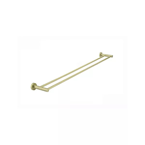 Round - Tiger Bronze 900mm Double Towel Rail
