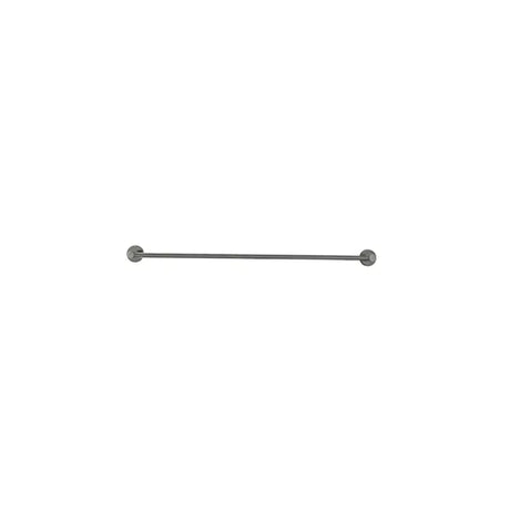 Round - Shadow Gunmetal 600mm Single Towel Rail