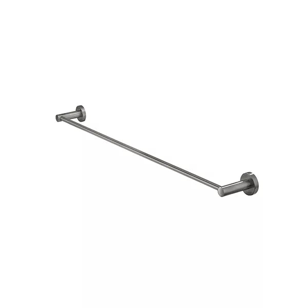 Round - Shadow Gunmetal 600mm Single Towel Rail