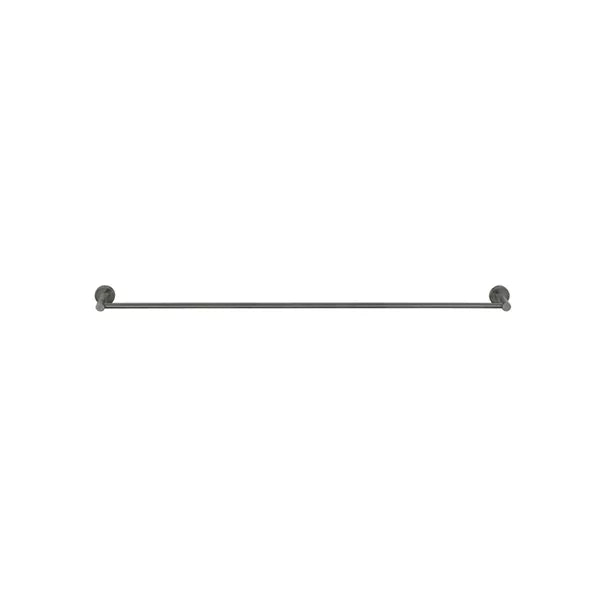 Round - Shadow Gunmetal 900mm Single Towel Rail