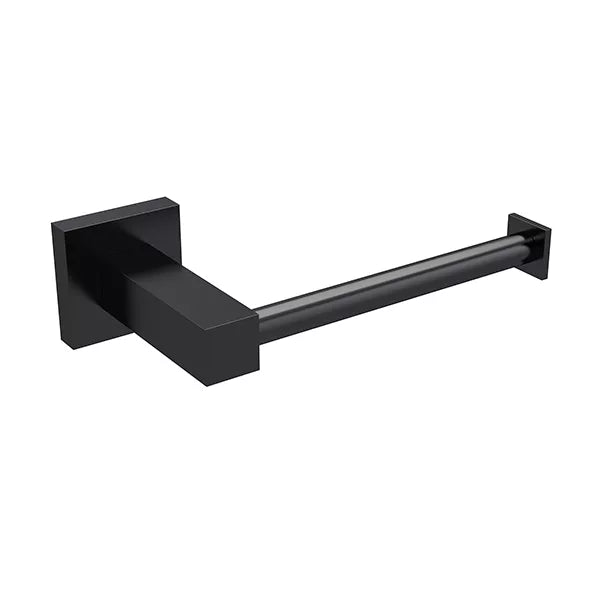 Square - Matte Black Toilet Roll Holder
