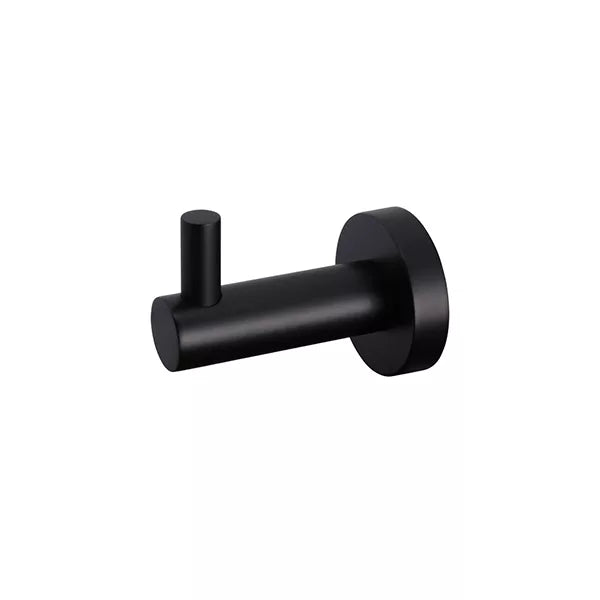 Round - Matte Black Robe Hook