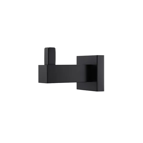 Square - Matte Black Robe Hook
