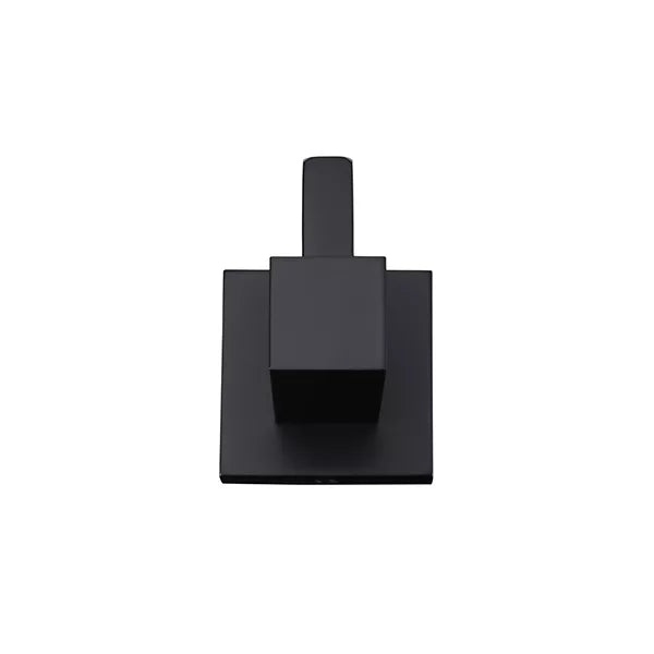 Square - Matte Black Robe Hook