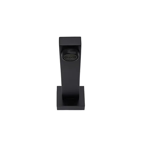 Square - Matte Black 200mm Wall Spout