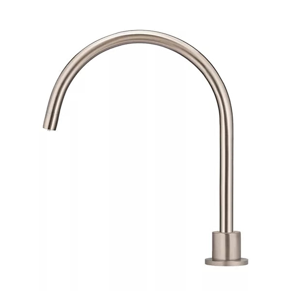Round - Champagne High-Rise Swivel Hob Spout