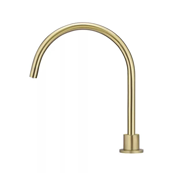 Round - Tiger Bronze High-Rise Swivel Hob Spout