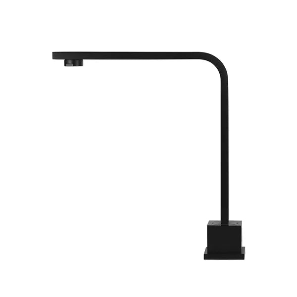 Square - Matte Black High-Rise Swivel Hob Spout
