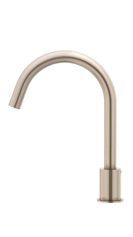 Round - Champagne Hob Mounted Swivel Spout