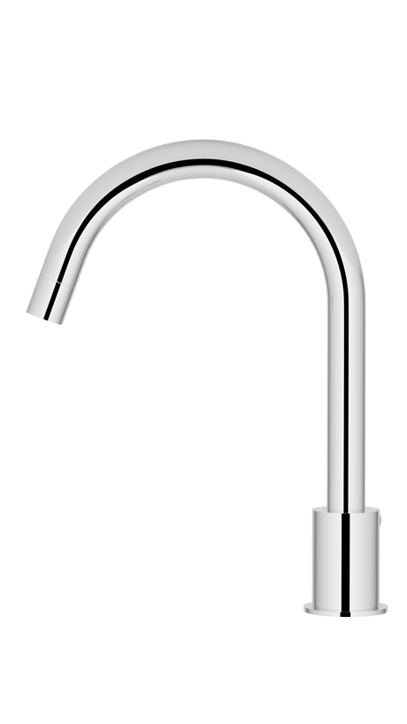 Round - Polished Chrome Hob Mounted Swivel Spout