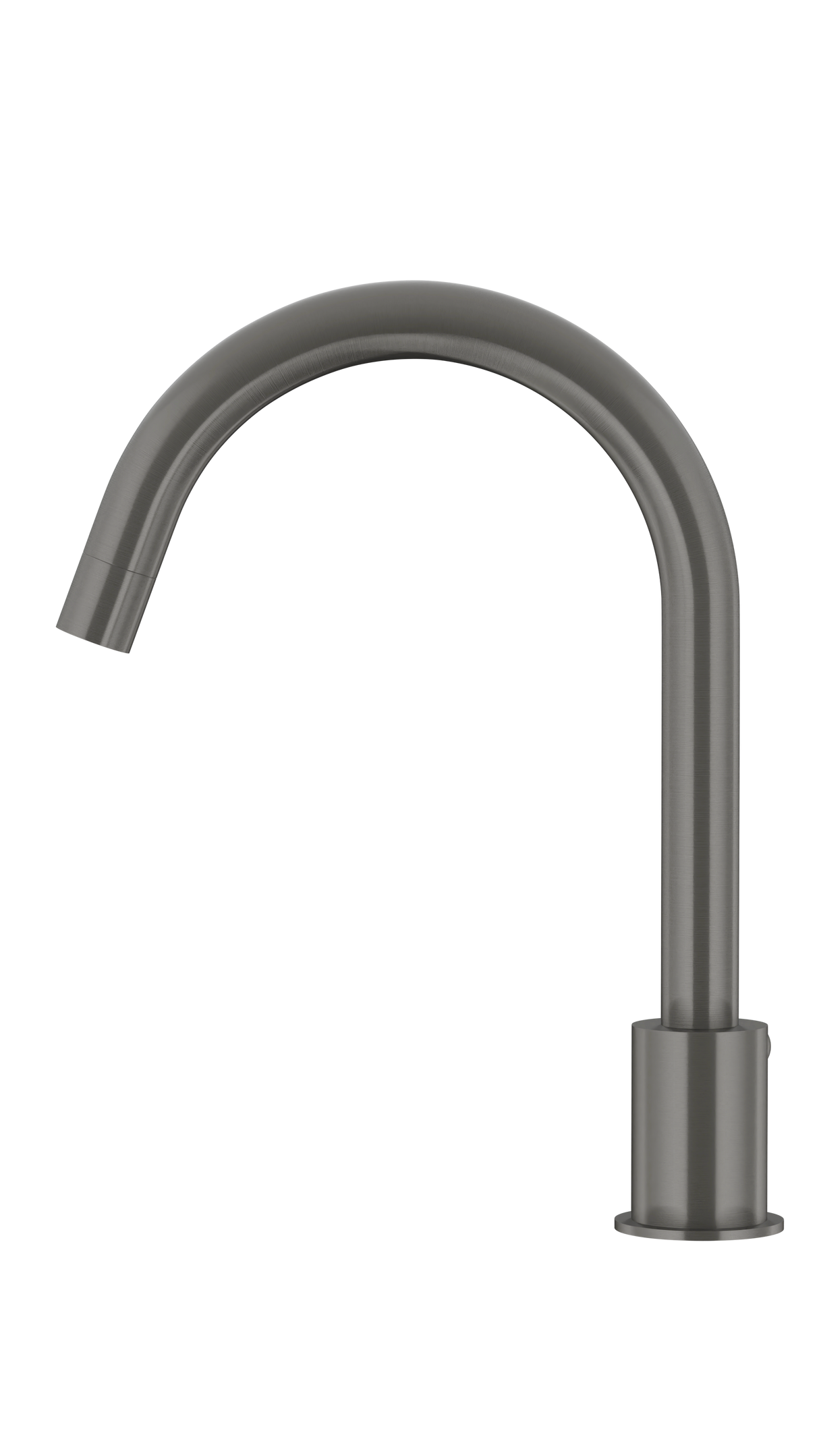 Round - Shadow Gunmetal Hob Mounted Swivel Spout