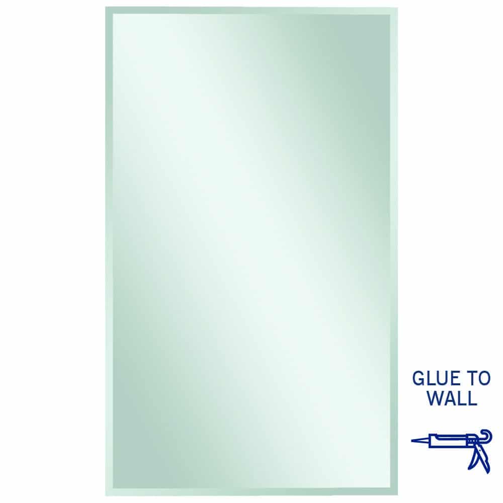 Ablaze - Montana Rectangle 25mm Bevel Edge Mirror - 1500x900mm Glue-to-Wall