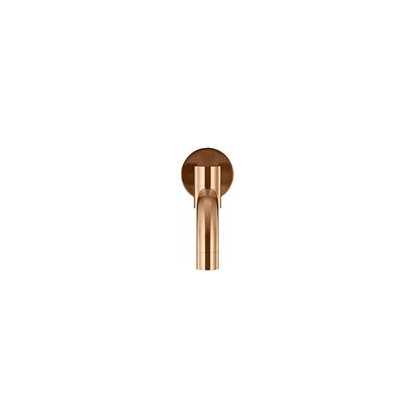 Round - Lustre Bronze 250mm Curved Swivel Wall Spout