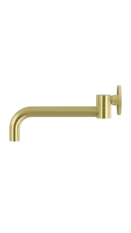Round - Tiger Bronze 250mm Curved Swivel Wall Spout