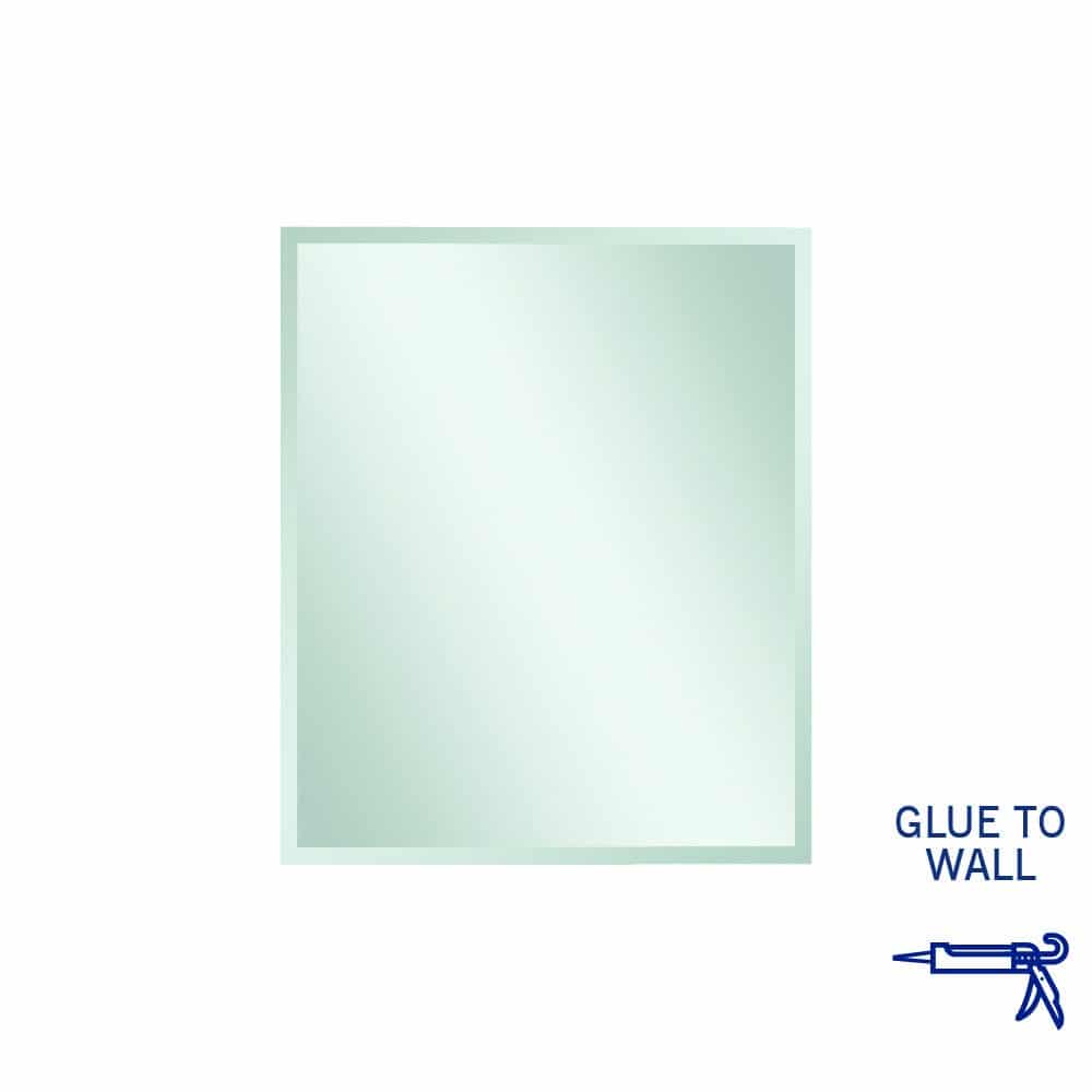 Ablaze - Montana Rectangle 25mm Bevel Edge Mirror - 900x750mm Glue-to-Wall
