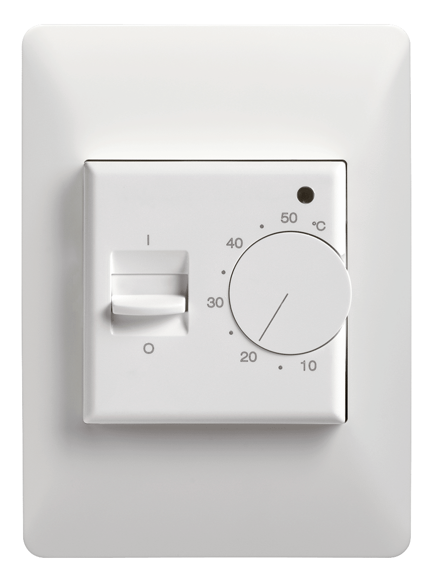 Thermotouch - Manual Dial Thermostat 16A Max Load - Floor Sensor Only