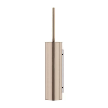 Round - Champagne Toilet Brush and Holder