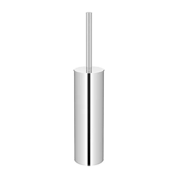 Round - Polished Chrome Toilet Brush and Holder