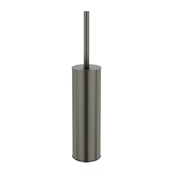 Round - Shadow Gunmetal Toilet Brush and Holder